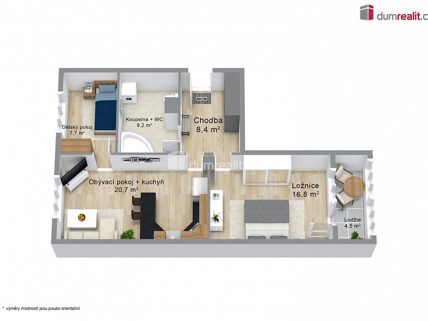 Prodej bytu 3+kk 67 m^2 Pod Nádražím, Nová Role 