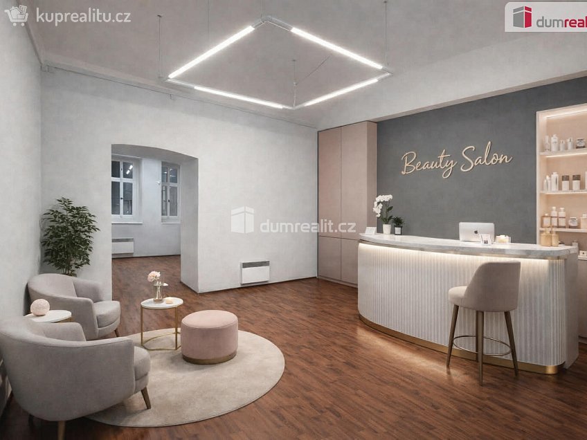 Pronájem  obchodních prostor 200 m^2 Lidická, Praha 5 