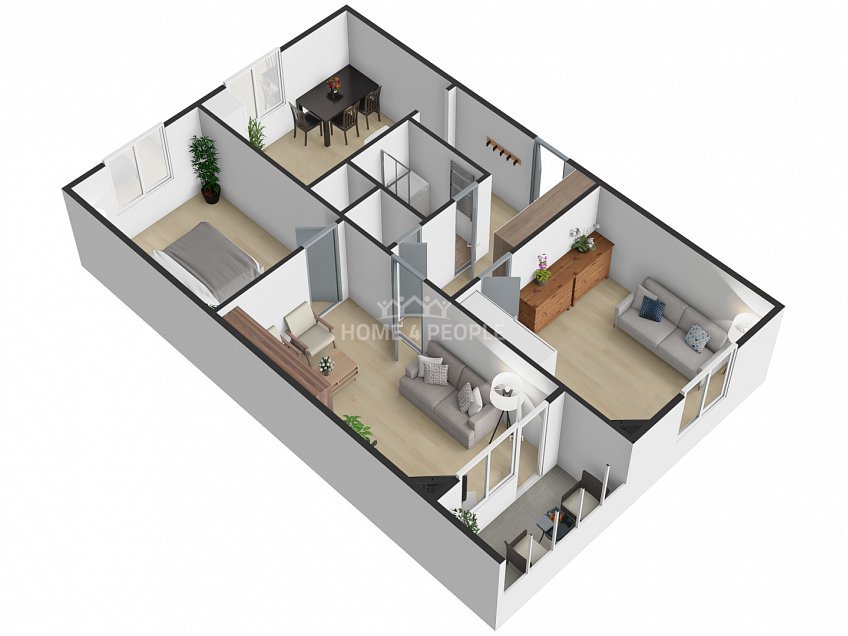 Prodej bytu 3+1 72 m^2 Mšenská, Jablonec nad Nisou 