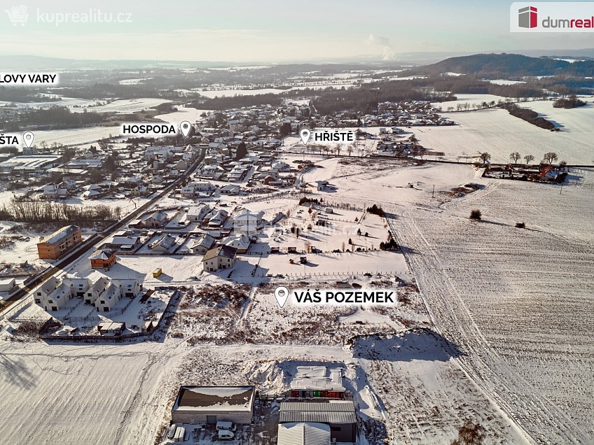 Prodej  stavebního pozemku 773 m^2 K Panelárně, Otovice 