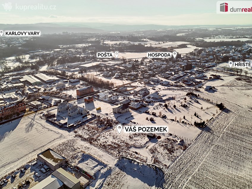 Prodej  stavebního pozemku 773 m^2 K Panelárně, Otovice 