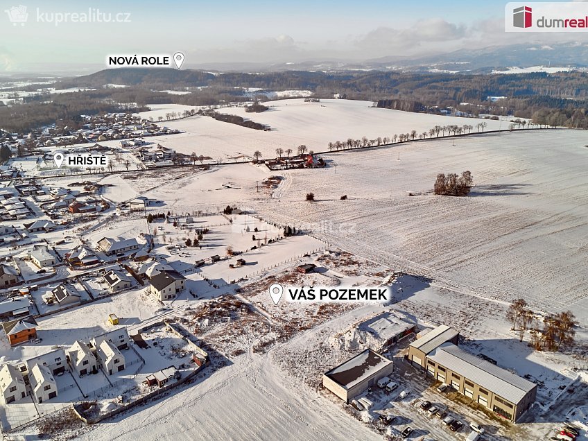 Prodej  stavebního pozemku 773 m^2 K Panelárně, Otovice 