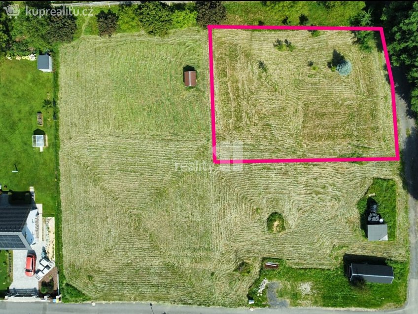 Prodej  stavebního pozemku 959 m^2 Kunratice u Cvikova, Kunratice u Cvikova 