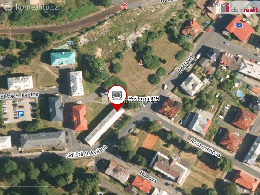 Prodej bytu 1+1 35 m^2 Poštovní, Nejdek 