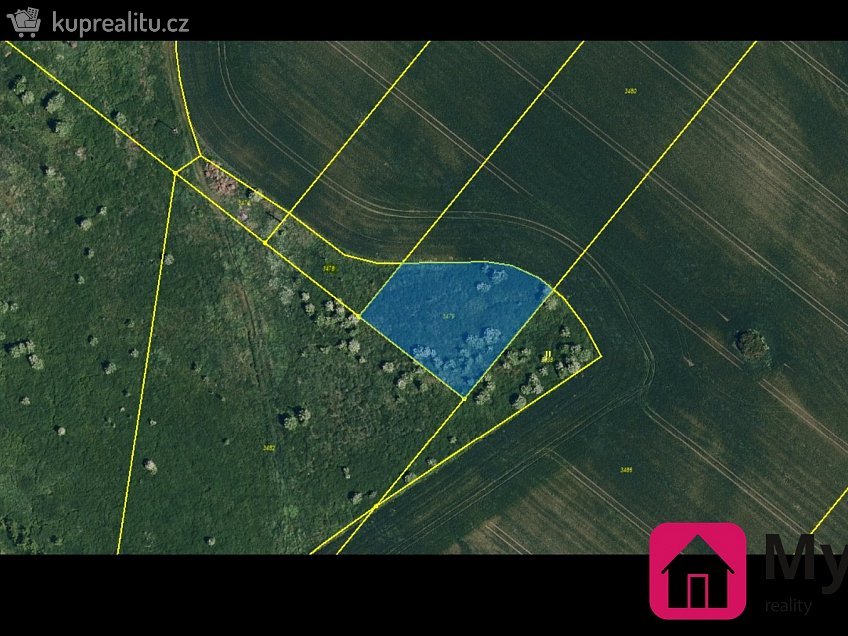 Prodej  pozemku 1583 m^2 Troskotovice, Troskotovice 