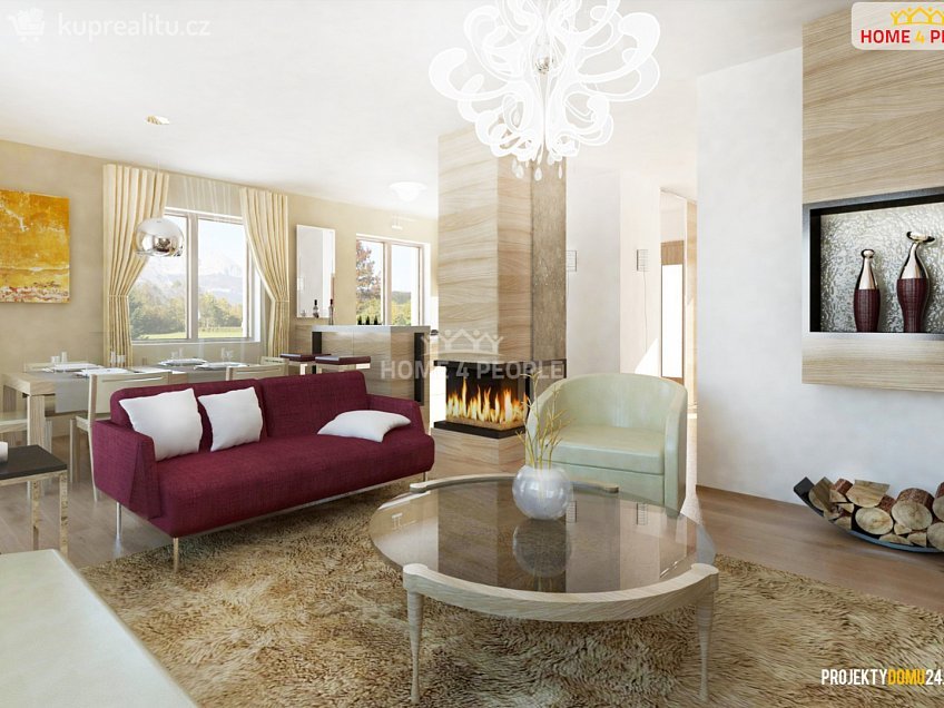 Prodej  domu na klíč 121 m^2 Pampelišková, Zlín 