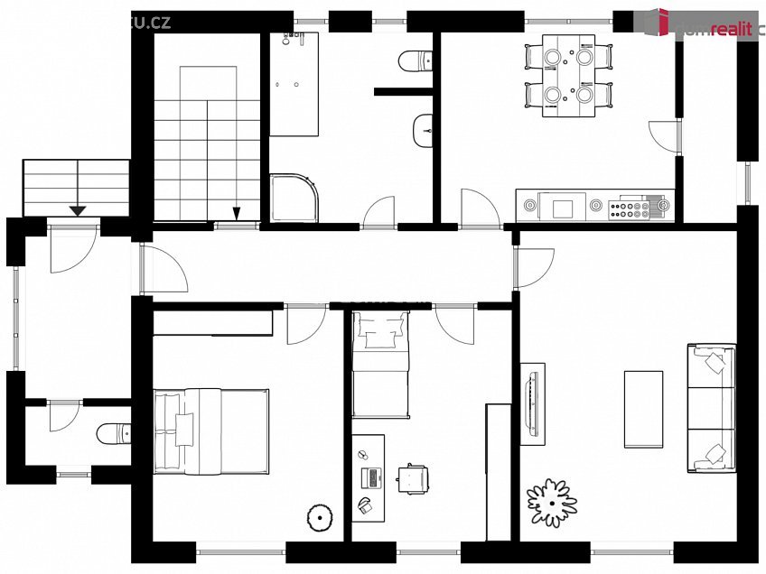 Prodej  rodinného domu 140 m^2 Hořátev, Hořátev 