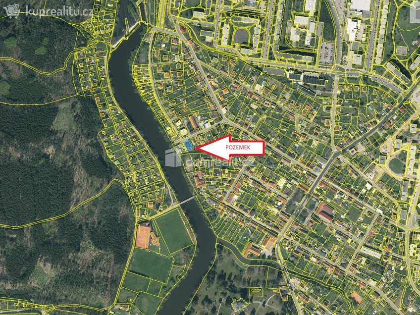 Prodej  stavebního pozemku 402 m^2 Táborská, Sezimovo Ústí 