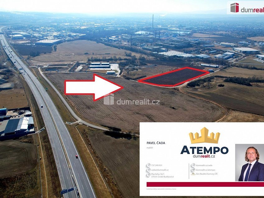 Prodej  stavebního pozemku 7491 m^2 Úsilné, Úsilné 