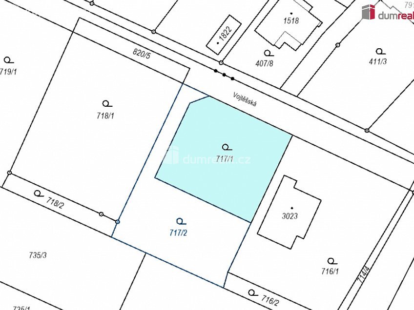 Prodej  stavebního pozemku 744 m^2 Neratovice, Neratovice 
