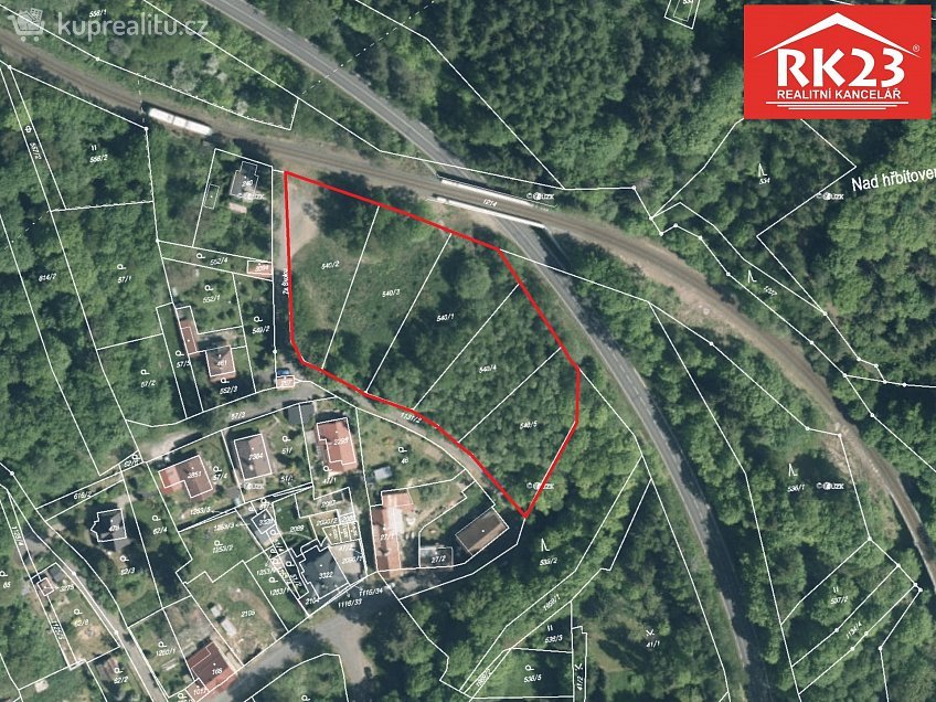 Prodej  stavebního pozemku 6347 m^2 Za Školou, Mariánské Lázně 