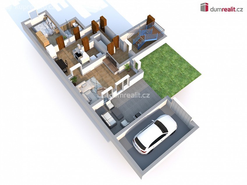 Pronájem bytu 2+kk 55 m^2 Růžová, Neratovice 