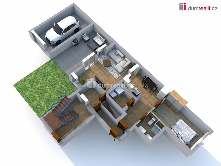 Pronájem bytu 2+kk 55 m^2 Růžová, Neratovice 