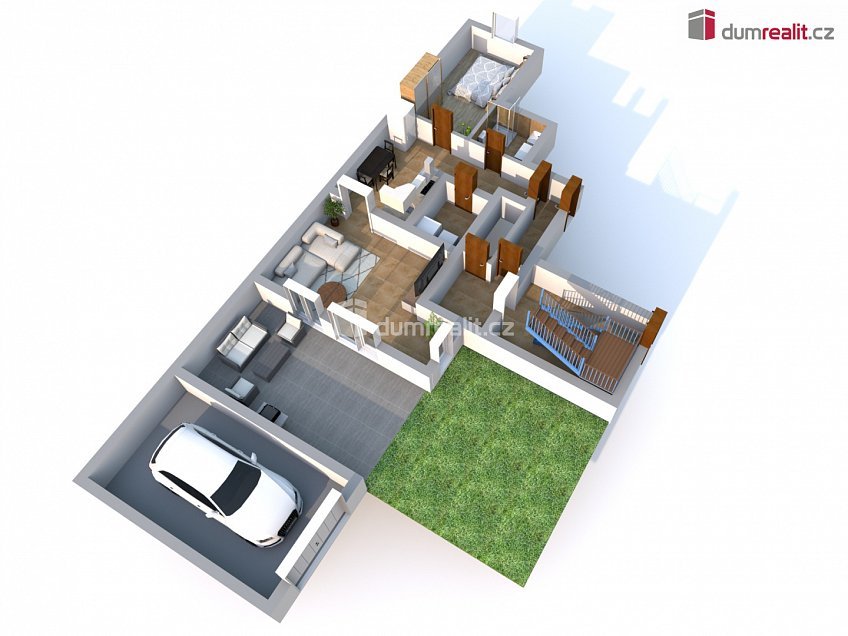 Pronájem bytu 2+kk 55 m^2 Růžová, Neratovice 