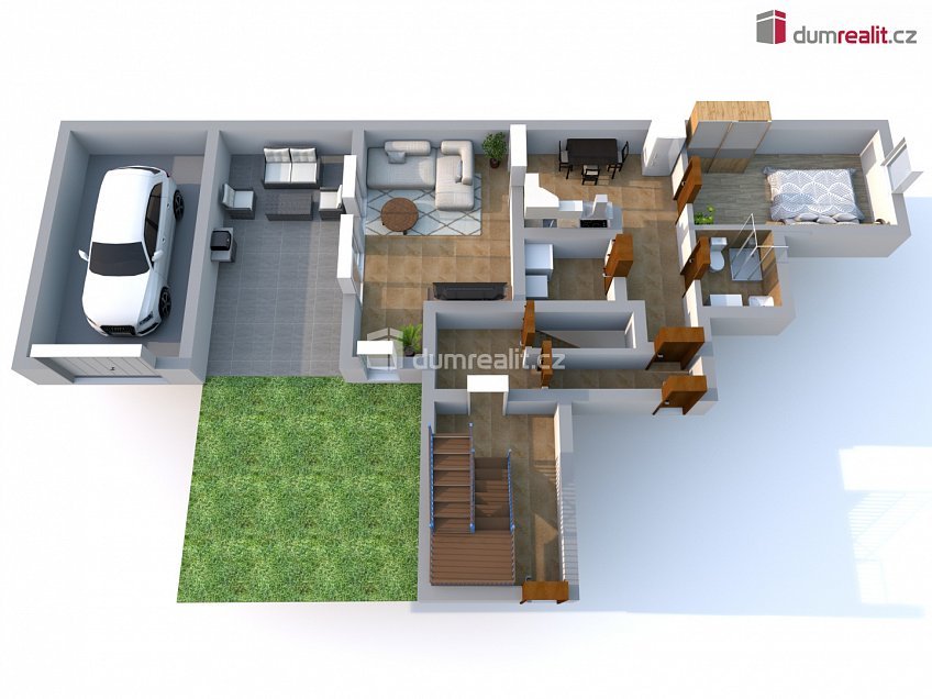 Pronájem bytu 2+kk 55 m^2 Růžová, Neratovice 