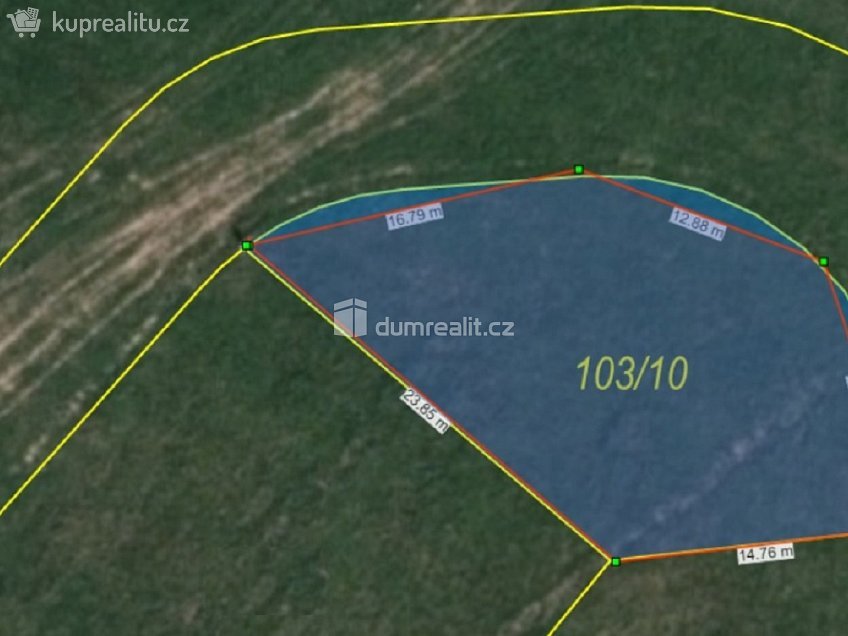 Prodej  stavebního pozemku 404 m^2 Luhačovice, Luhačovice 