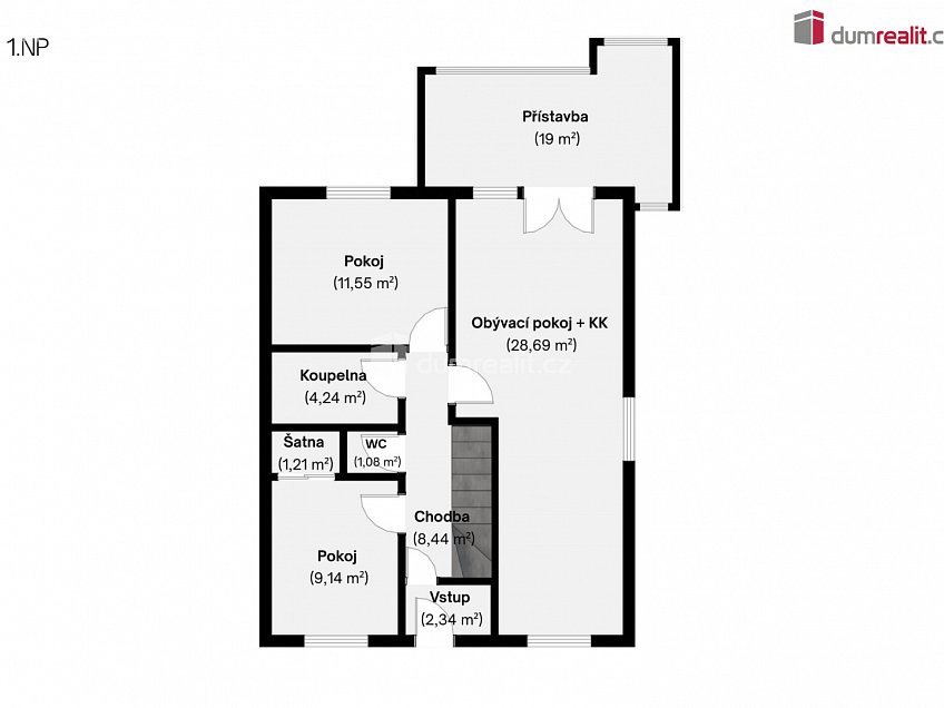 Prodej  rodinného domu 125 m^2 U háječku, Nučice 