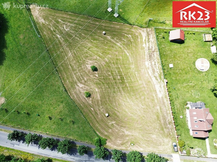 Prodej  stavebního pozemku 4038 m^2 Zádub-Závišín, Zádub-Závišín 