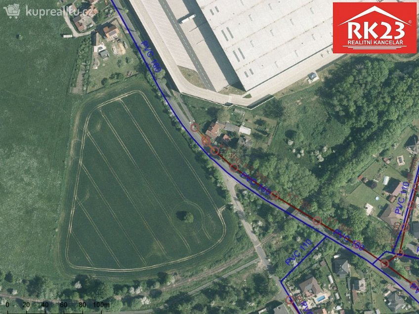 Prodej  stavebního pozemku 2385 m^2 Podhradská, Cheb 