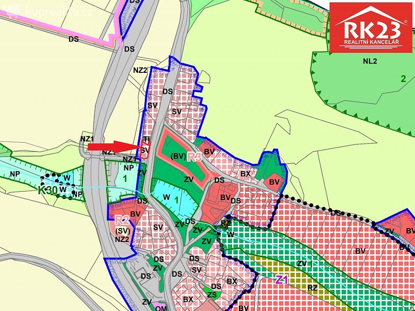 Prodej  stavebního pozemku 387 m^2 Vojtanov, Vojtanov 