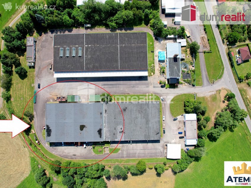 Pronájem  skladu 1582 m^2 Netolická, Lhenice 