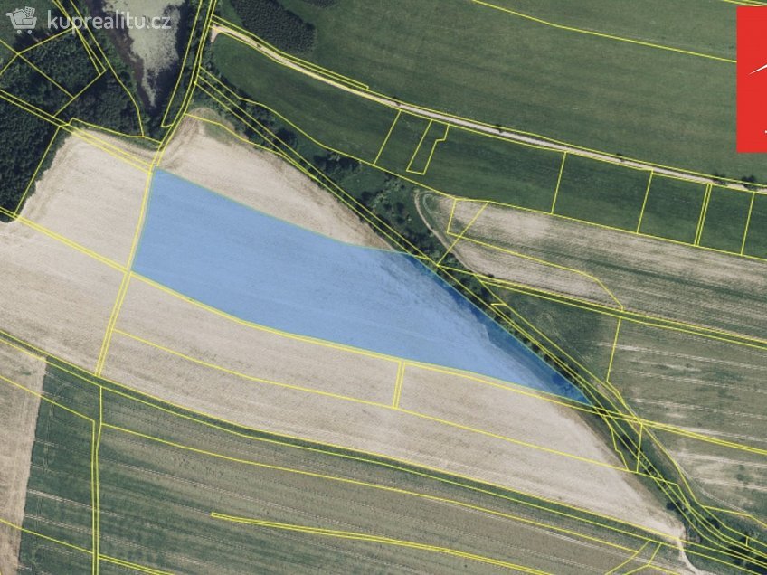 Prodej  pole 55372 m^2 Vítězná, Vítězná 