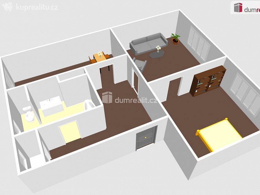 Prodej bytu 2+1 56 m^2 Jáchymovská, Ostrov 