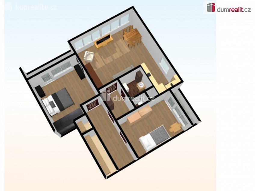 Prodej bytu 3+kk 82 m^2 Tererova, Praha 11 