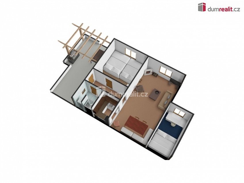 Prodej  chaty 60 m^2 Křečovice, Křečovice 