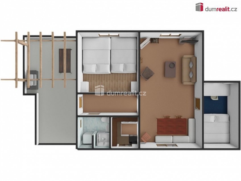 Prodej  chaty 60 m^2 Křečovice, Křečovice 