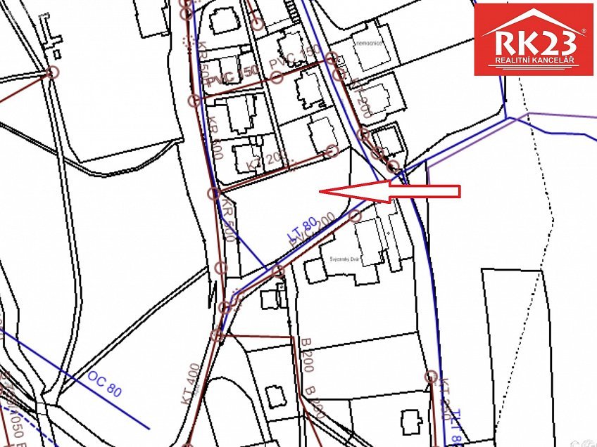 Prodej  stavebního pozemku 3377 m^2 Zeyerova, Mariánské Lázně 