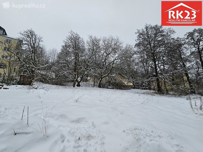 Prodej  stavebního pozemku 3377 m^2 Zeyerova, Mariánské Lázně 