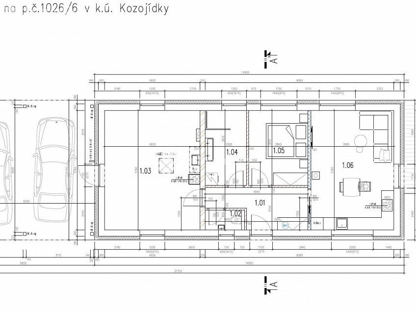 Prodej  rodinného domu 500 m^2 Kozojídky, Kozojídky 