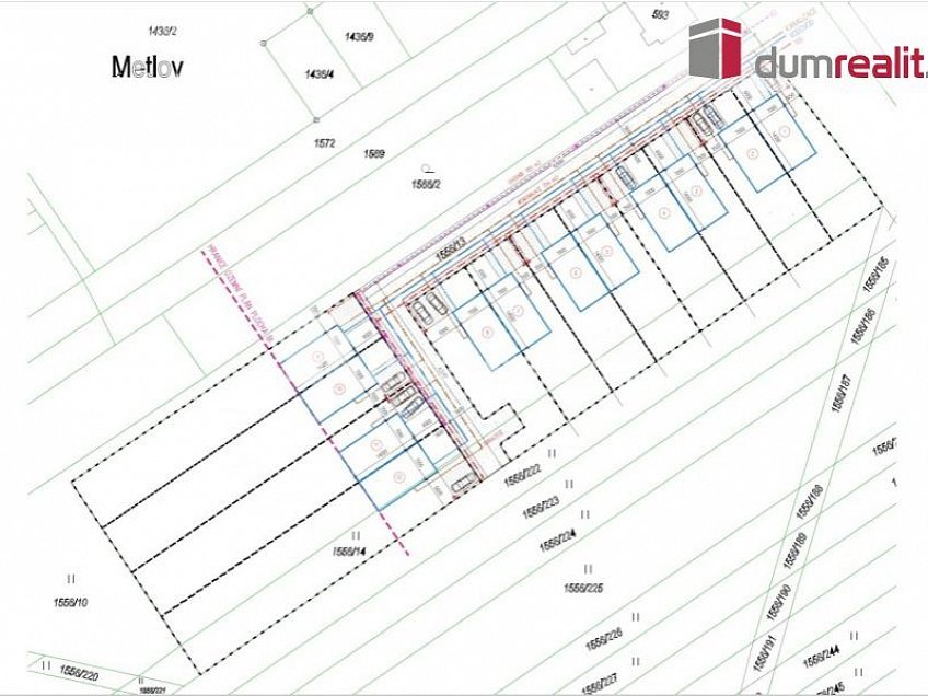 Prodej  stavebního pozemku 377 m^2 Dolní, Tlumačov 