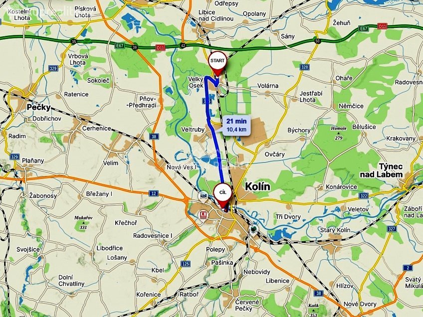 Pronájem bytu 2+kk 69 m^2 U hřiště, Velký Osek 