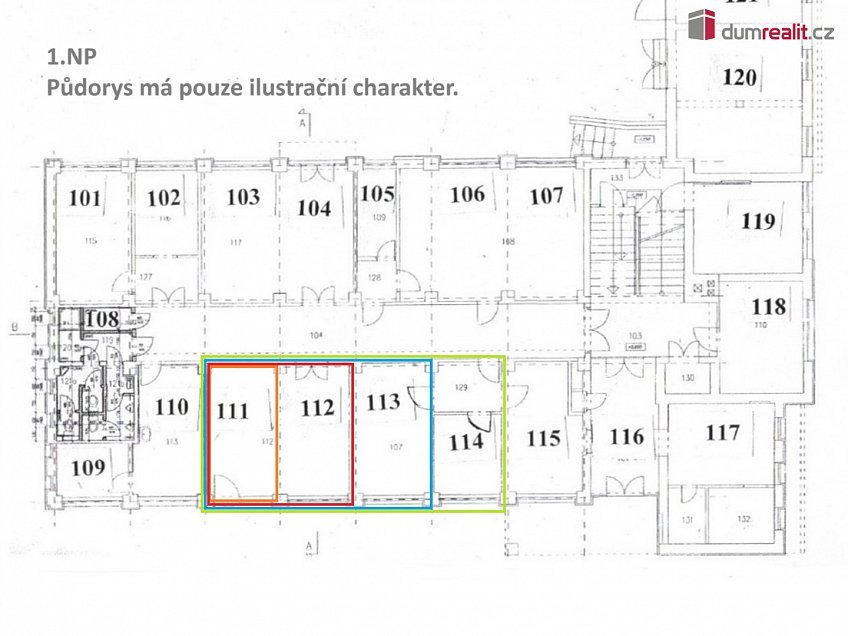 Pronájem  kanceláře 15 m^2 Na Zlaté stoce, České Budějovice 