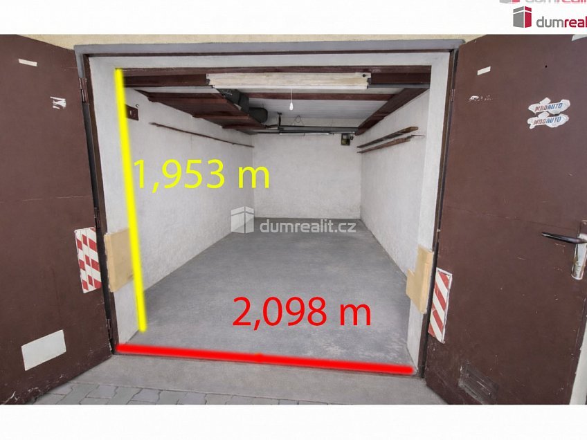 Pronájem  garáže 18 m^2 K lánu, Praha 6 