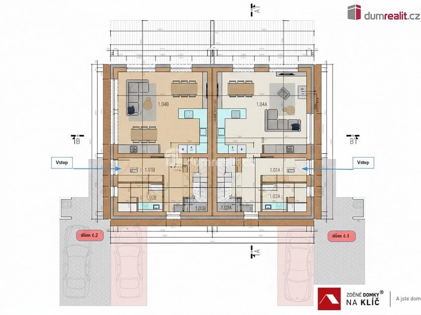 Prodej  domu na klíč 118 m^2 Nivy II, Zlín 