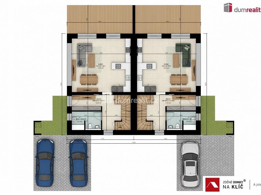 Prodej  domu na klíč 118 m^2 Nivy II, Zlín 