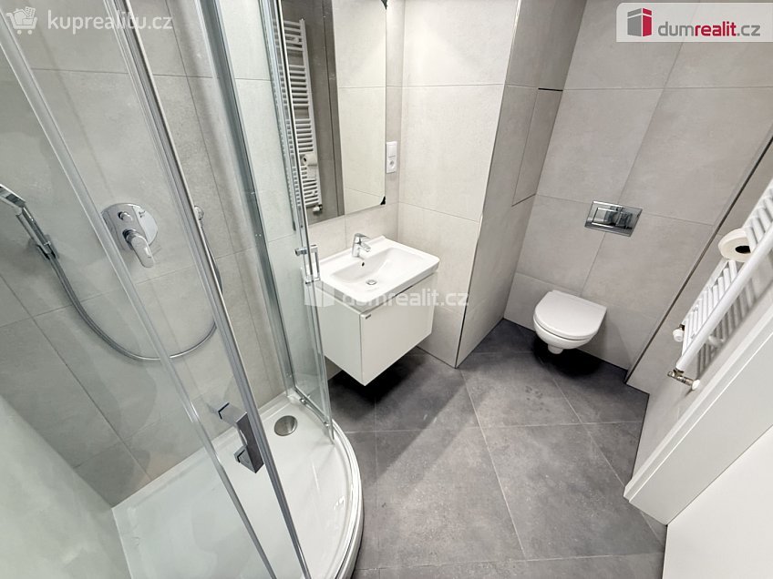 Pronájem bytu 1+kk 33 m^2 Výstavní, Praha 11 