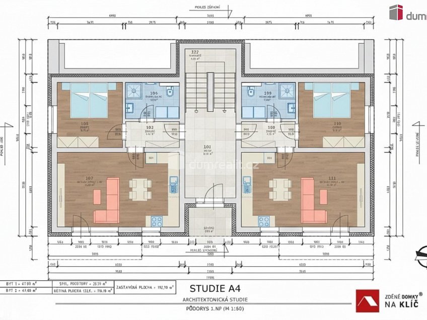 Prodej bytu 2+kk 48 m^2 Vítězství, Slušovice 