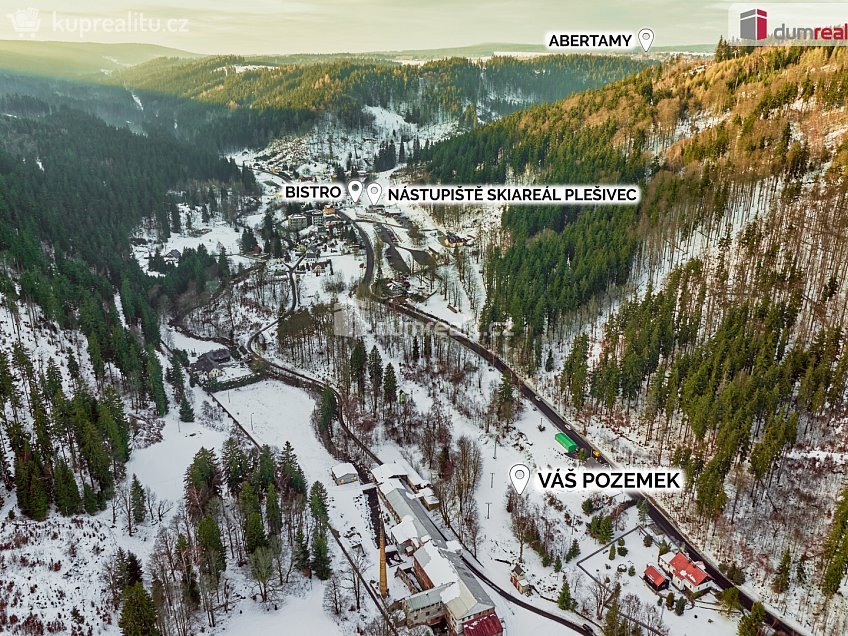 Prodej  stavebního pozemku 3414 m^2 Merklín, Merklín 