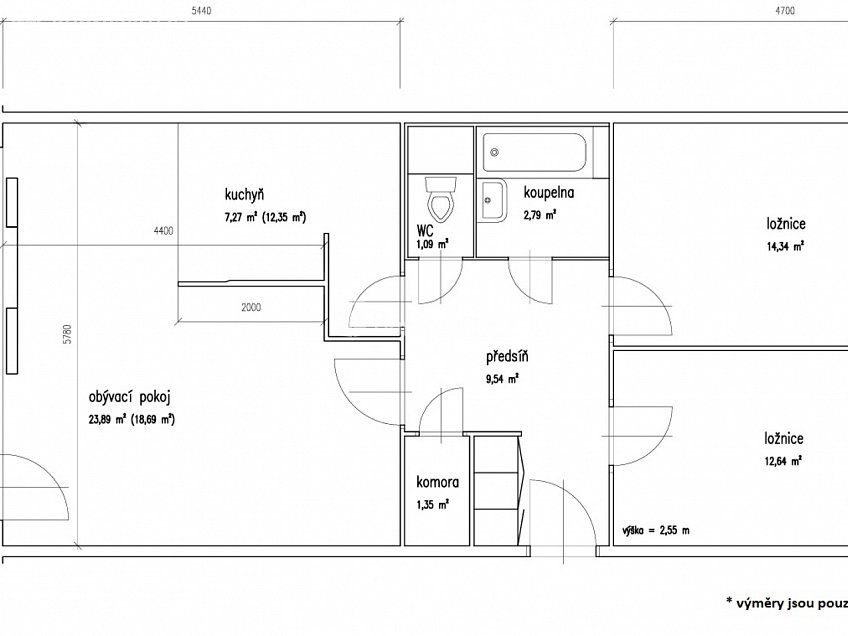 Prodej bytu 3+1 82 m^2 Zázvorkova, Praha 13 