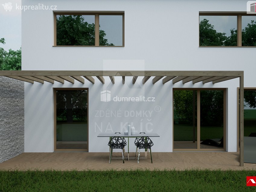 Prodej  projektu  rodinného domu 120 m^2 Hrabůvky, Zlín 