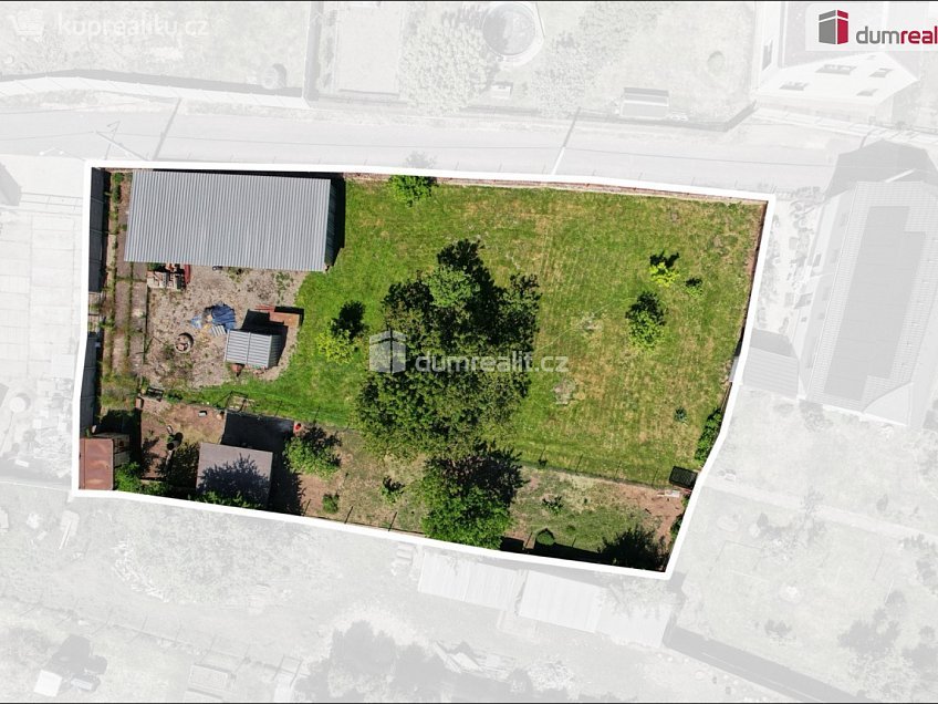 Prodej  stavebního pozemku 1059 m^2 Přestanov, Přestanov 