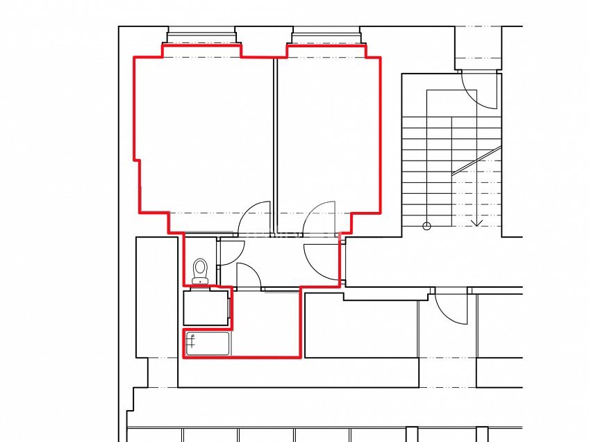 Prodej bytu 2+kk 38 m^2 Zoubkova, Praha 5 