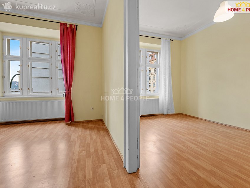 Pronájem bytu 2+1 59 m^2 Pod Slovany, Praha 2 