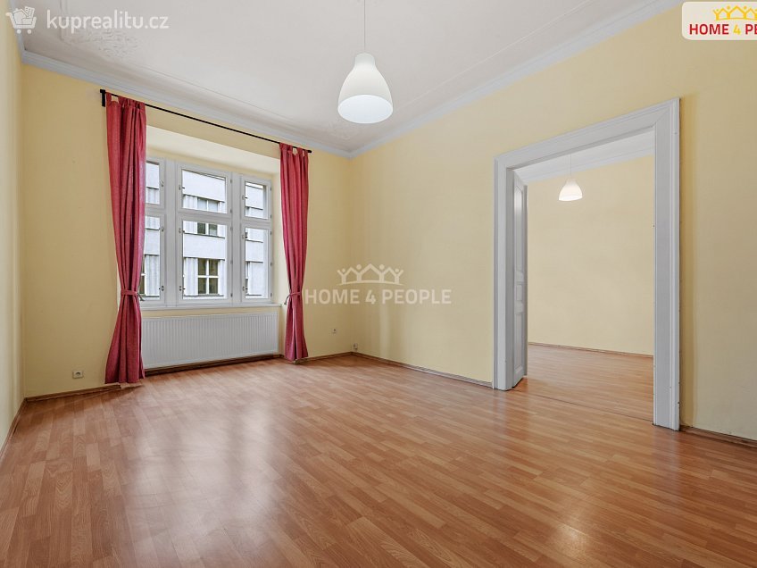 Pronájem bytu 2+1 59 m^2 Pod Slovany, Praha 2 