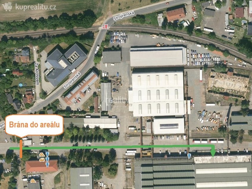 Pronájem  výrobních prostor 100 m^2 Strojírenská, Praha-Zličín 