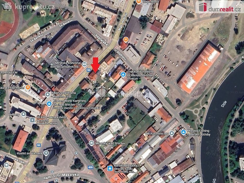 Pronájem bytu 1+kk 29 m^2 Národních hrdinů, Břeclav 